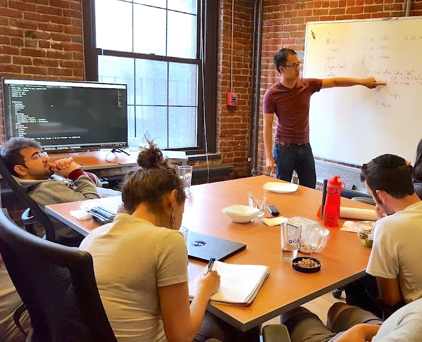 Alvin teaching a class